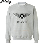 Comedy BITCOIN Mens Sweatshirt Winter Hoodies long sleeves Sweats Clothing hip hop - Crypto gear and stuff