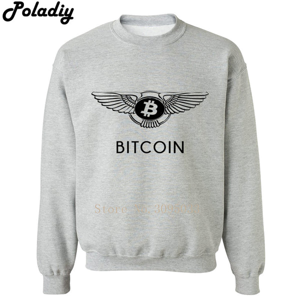 Comedy BITCOIN Mens Sweatshirt Winter Hoodies long sleeves Sweats Clothing hip hop - Crypto gear and stuff