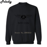 Comedy BITCOIN Mens Sweatshirt Winter Hoodies long sleeves Sweats Clothing hip hop - Crypto gear and stuff