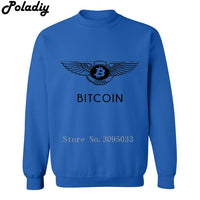 Comedy BITCOIN Mens Sweatshirt Winter Hoodies long sleeves Sweats Clothing hip hop - Crypto gear and stuff