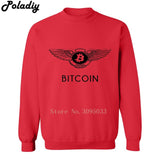 Comedy BITCOIN Mens Sweatshirt Winter Hoodies long sleeves Sweats Clothing hip hop - Crypto gear and stuff