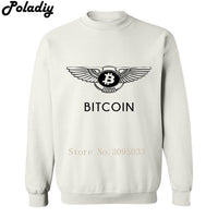 Comedy BITCOIN Mens Sweatshirt Winter Hoodies long sleeves Sweats Clothing hip hop - Crypto gear and stuff