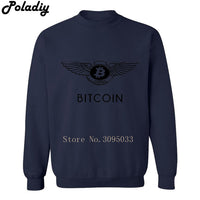 Comedy BITCOIN Mens Sweatshirt Winter Hoodies long sleeves Sweats Clothing hip hop - Crypto gear and stuff