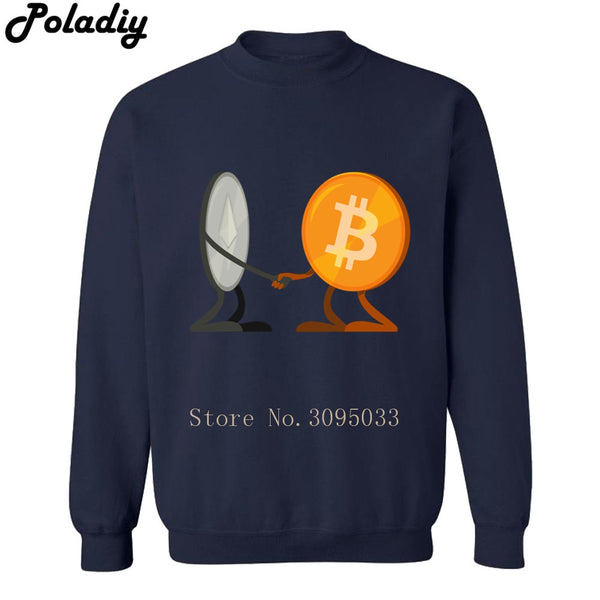 Ethereum And Bitcoin Boys Hoodie Sweatshirt Long Sleeve Hoodies Men/women Cryptocurrency Hip Hop Clothing Winter Hoody - Crypto gear and stuff