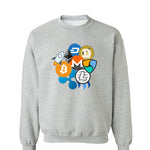 mens t shirt womens t shirts Bitcoin, Ripple, Ethereum, Litecoin, NEM, Dash, Monero, Stellar Lumens, Steem, Cryptocurrency Men Sweatshirt Hoodies Clothing - Crypto gear and stuff