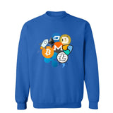 mens t shirt womens t shirts Bitcoin, Ripple, Ethereum, Litecoin, NEM, Dash, Monero, Stellar Lumens, Steem, Cryptocurrency Men Sweatshirt Hoodies Clothing - Crypto gear and stuff