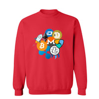 mens t shirt womens t shirts Bitcoin, Ripple, Ethereum, Litecoin, NEM, Dash, Monero, Stellar Lumens, Steem, Cryptocurrency Men Sweatshirt Hoodies Clothing - Crypto gear and stuff