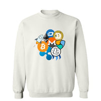 mens t shirt womens t shirts Bitcoin, Ripple, Ethereum, Litecoin, NEM, Dash, Monero, Stellar Lumens, Steem, Cryptocurrency Men Sweatshirt Hoodies Clothing - Crypto gear and stuff