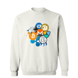 mens t shirt womens t shirts Bitcoin, Ripple, Ethereum, Litecoin, NEM, Dash, Monero, Stellar Lumens, Steem, Cryptocurrency Men Sweatshirt Hoodies Clothing - Crypto gear and stuff