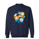 mens t shirt womens t shirts Bitcoin, Ripple, Ethereum, Litecoin, NEM, Dash, Monero, Stellar Lumens, Steem, Cryptocurrency Men Sweatshirt Hoodies Clothing - Crypto gear and stuff