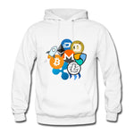 Bitcoin Ripple Ethereum Litecoin NEM Dash Monero Stellar Lumens Steem Cryptocurrency Mens Hoodies Sweatshirts - Crypto gear and stuff