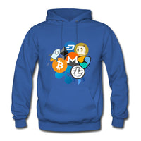 Bitcoin Ripple Ethereum Litecoin NEM Dash Monero Stellar Lumens Steem Cryptocurrency Mens Hoodies Sweatshirts - Crypto gear and stuff