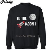 Bitcoin To the moon O-Neck men Hoodies Mens Brand Mens Sweatshirt cryptocurrency crypto Bitcoins Men Hoodies Sweatshirts  hoodie - Crypto gear and stuff