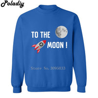 Bitcoin To the moon O-Neck men Hoodies Mens Brand Mens Sweatshirt cryptocurrency crypto Bitcoins Men Hoodies Sweatshirts  hoodie - Crypto gear and stuff