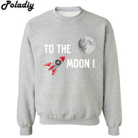 Bitcoin To the moon O-Neck men Hoodies Mens Brand Mens Sweatshirt cryptocurrency crypto Bitcoins Men Hoodies Sweatshirts  hoodie - Crypto gear and stuff