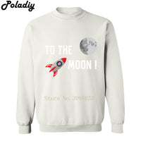 Bitcoin To the moon O-Neck men Hoodies Mens Brand Mens Sweatshirt cryptocurrency crypto Bitcoins Men Hoodies Sweatshirts  hoodie - Crypto gear and stuff