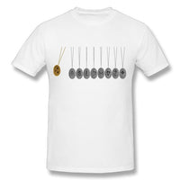 Graphic Bitcoin Ethereum Litecoin NEM t shirt Popular T shirt Nice Tees Graphic Men T-Shirt Custom Cotton Tees 100% Cotton - Crypto gear and stuff