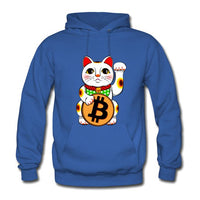 Bitcoin Lucky  Maneki Neko Kanye Mens West Sweat Homme Hoodies Men Sweatshirt Hoodies Hip Hop Streetwear Hoody Hoodie S-XXL - Crypto gear and stuff