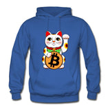 Bitcoin Lucky  Maneki Neko Kanye Mens West Sweat Homme Hoodies Men Sweatshirt Hoodies Hip Hop Streetwear Hoody Hoodie S-XXL - Crypto gear and stuff