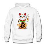 Bitcoin Lucky  Maneki Neko Kanye Mens West Sweat Homme Hoodies Men Sweatshirt Hoodies Hip Hop Streetwear Hoody Hoodie S-XXL - Crypto gear and stuff