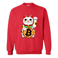 2018 New Brand Hoodies men Bitcoin Lucky  Maneki Neko Long sleeve Casual men Sweatshirt Hoodies print Hoodie Tracksuits male - Crypto gear and stuff