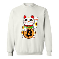 2018 New Brand Hoodies men Bitcoin Lucky  Maneki Neko Long sleeve Casual men Sweatshirt Hoodies print Hoodie Tracksuits male - Crypto gear and stuff