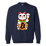2018 New Brand Hoodies men Bitcoin Lucky  Maneki Neko Long sleeve Casual men Sweatshirt Hoodies print Hoodie Tracksuits male - Crypto gear and stuff