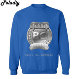 2018 New Brand Sportswear Clothing BITCOIN CRYPTO CRYPTOCURRENCY Hip Hop Print Men Hoodies Anime High Quality Men Sweatshirts - Crypto gear and stuff