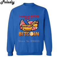 I bought my hotdog with a Bitcoin Mens Women Funny Sweatshirts Harajuku Men Printed Cryptocurrency Hoodies Sweatshirt - Crypto gear and stuff