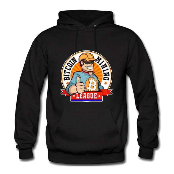 Bitcoin Mining League New Winter Justin Bieber Men And Woman Trasher Hoodies & Sweatshirts Cotton Men Hoodies - Crypto gear and stuff