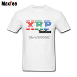 XRP Coin T-Shirt for Men Unique Short Sleeves Couple Shirts Matching Discount Clothing - Crypto gear and stuff