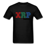 XRP Coin T-Shirt for Men Unique Short Sleeves Couple Shirts Matching Discount Clothing - Crypto gear and stuff