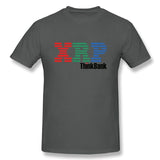 XRP Coin T-Shirt for Men Unique Short Sleeves Couple Shirts Matching Discount Clothing - Crypto gear and stuff