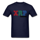 XRP Coin T-Shirt for Men Unique Short Sleeves Couple Shirts Matching Discount Clothing - Crypto gear and stuff