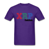 XRP Coin T-Shirt for Men Unique Short Sleeves Couple Shirts Matching Discount Clothing - Crypto gear and stuff