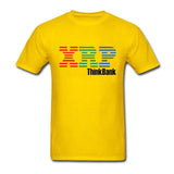 XRP Coin T-Shirt for Men Unique Short Sleeves Couple Shirts Matching Discount Clothing - Crypto gear and stuff