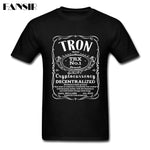 Tron Coin Cryptocurrency Shirts Normal Men T-shirts Short Sleeve Pure Cotton O Neck T Shirt For Male - Crypto gear and stuff
