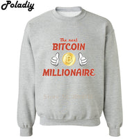 The Next Bitcoin Millionaire Tee Shirt Coin BTC Crypto Cryptocurrency Gift for Miner Printed Men Sweatshirts Hoodies Pullovers - Crypto gear and stuff