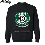 Money Reinvented Bitcoin mens casual fitness sweatshirts cryptocurrency print men hoodies 2018 autumn winter hip hop tracksuit - Crypto gear and stuff