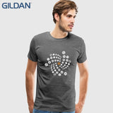 Cryptocurrency Iota Ehtereum Bitcoin Monero Litecoin Ripple T Shirt Men Funny Custom Short Sleeve Stellar Lumens Dogecoin Tee - Crypto gear and stuff