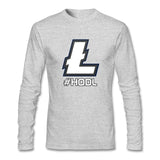 HODL Litecoin T Shirt Long Sleeve Custom Mens T Shirts Fashion 2018 Cotton Crewneck  T Shirts - Crypto gear and stuff