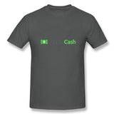 T Shirt Men CRYPTO Black Plus Size Creation Bitcoin Cash Revolution Hipster Clothing T-Shirts - Crypto gear and stuff