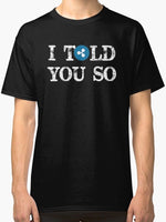 Trending Ripple I Told You So XRP crypto Men's Black Tees Shirt Clothing Anime - Crypto gear and stuff