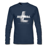 Order this  litecoin T Shirt Custom Long Sleeve Men's Clothes Just Hodl Litecoin - Crypto gear and stuff
