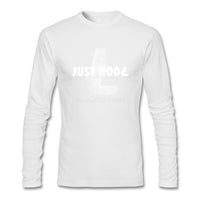 Order this  litecoin T Shirt Custom Long Sleeve Men's Clothes Just Hodl Litecoin - Crypto gear and stuff