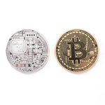 Virtual Money Bitcoin Gold Plated Bitcoin Coin Collectible Bit Coin Art Collection Gift Physical Coins - Crypto gear and stuff