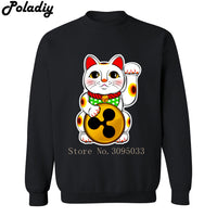 XRP Lucky  Maneki Neko XRP Ripple sweatshirt cryptocurrency warm men Hoody men fashion cool o-neck sweatshirts Hoodies - Crypto gear and stuff