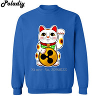 XRP Lucky  Maneki Neko XRP Ripple sweatshirt cryptocurrency warm men Hoody men fashion cool o-neck sweatshirts Hoodies - Crypto gear and stuff