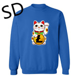 Dropshipping 3D Hoodies Men Litecoin Lucky Cat Maneki Neko Litecoin Sweatshirt Men moletom masculino poleron hombre crypto Tops - Crypto gear and stuff