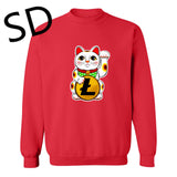 Dropshipping 3D Hoodies Men Litecoin Lucky Cat Maneki Neko Litecoin Sweatshirt Men moletom masculino poleron hombre crypto Tops - Crypto gear and stuff